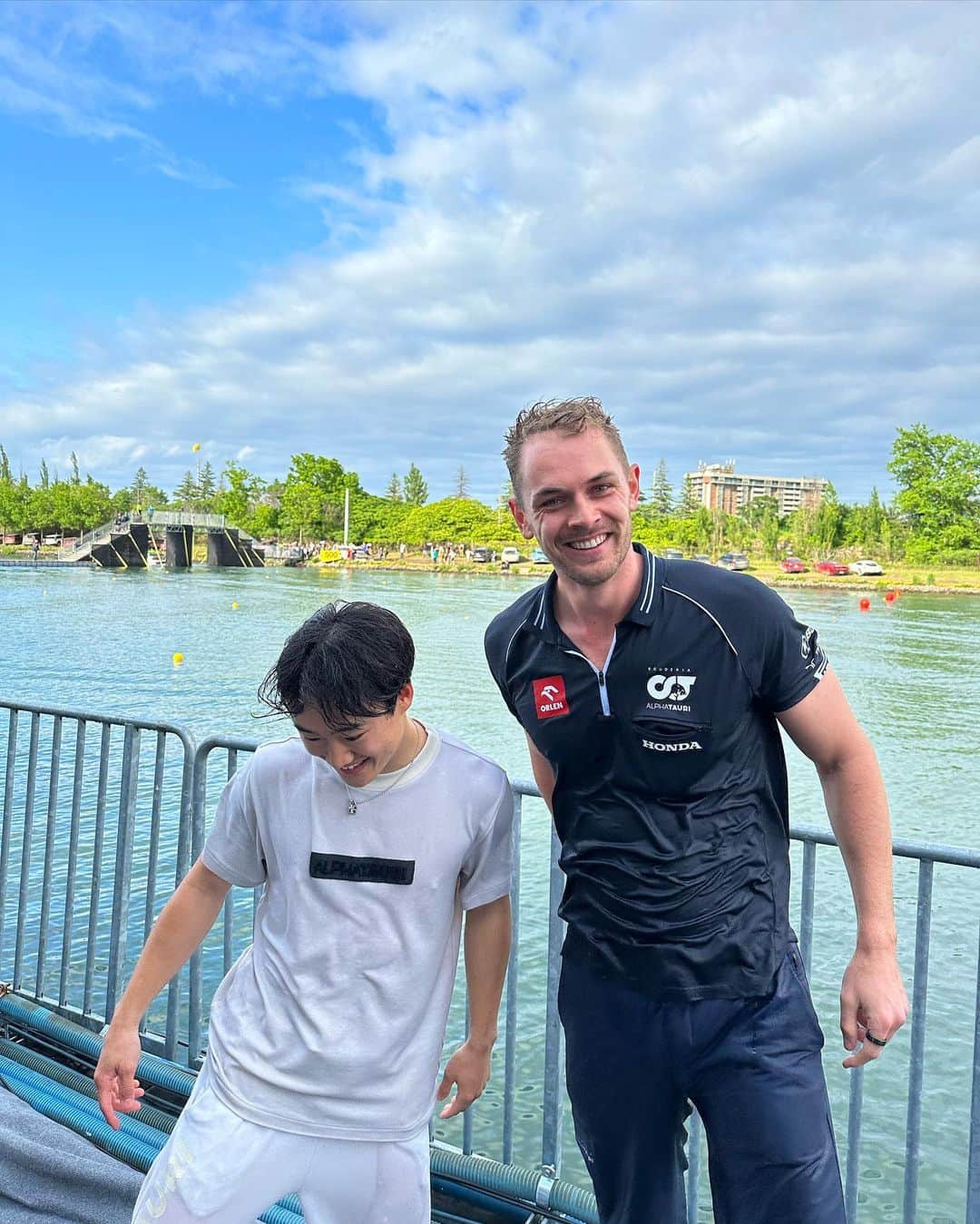 のインスタグラム：「Had a few nice moves out there today, but unfortunately we didn’t have enough for points.  Sadly our Alphatauri admin is leaving and who also being my best friend of me since I joined in the team. Good luck for your upcoming future and anyway we see us in the paddock!✌️」