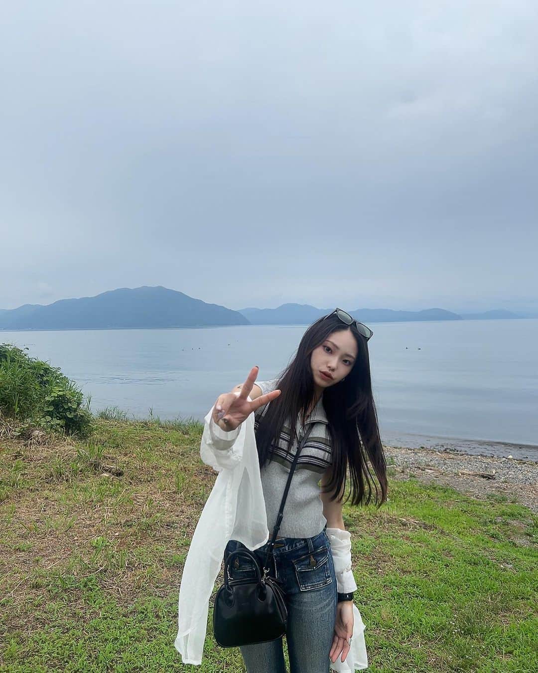 川西莉子さんのインスタグラム写真 - (川西莉子Instagram)「一足早く夏感じてきた🥹💖 ⠀ ⠀ #琵琶湖  #05 #fyp #일본」6月19日 20時30分 - ricopa_lu