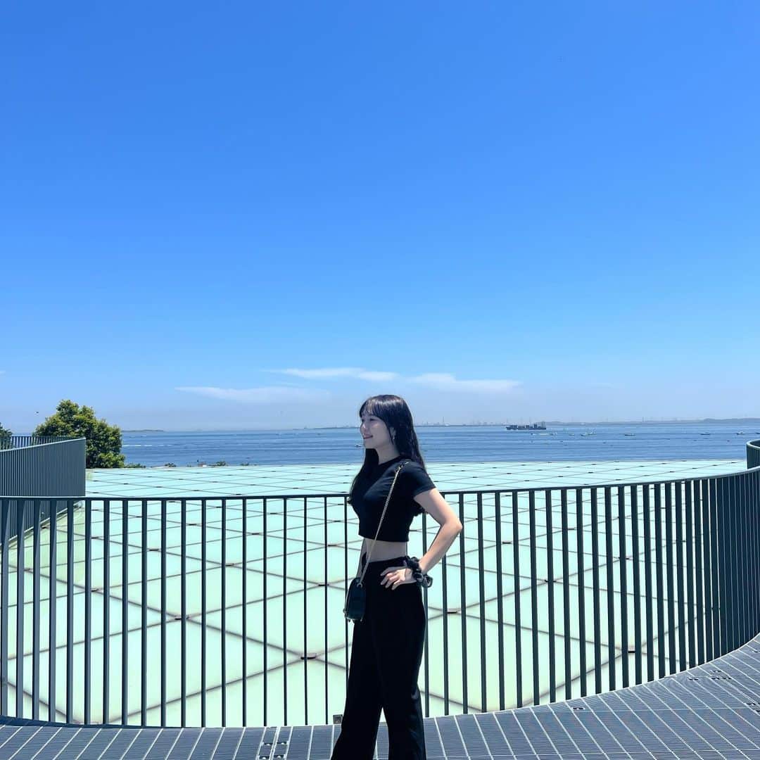 miyuのインスタグラム：「海！！😎😎😎」