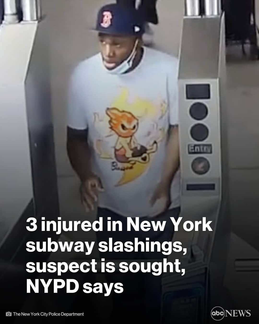 ABC Newsさんのインスタグラム写真 - (ABC NewsInstagram)「Three women were injured late Sunday afternoon in a series of subway slashing incidents, New York Police Department officials said, as they released photos of a suspect. MORE AT LINK IN BIO. #NEWS #CRIME #POLICE #NYPD #NYC #NEWYORK #SUBWAY」6月19日 20時35分 - abcnews