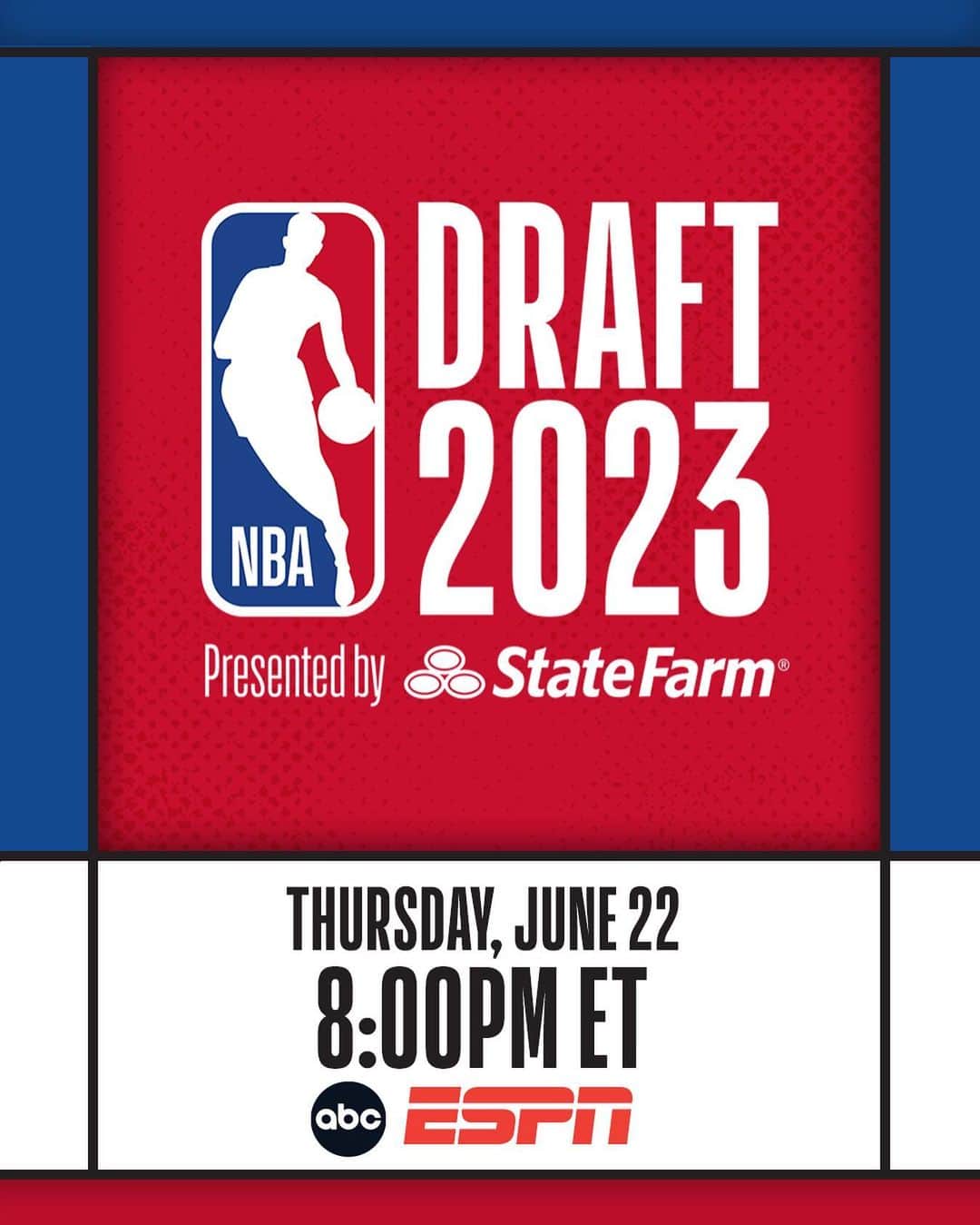 NBAさんのインスタグラム写真 - (NBAInstagram)「It’s DRAFT WEEK!  2023 #NBADraft presented by @statefarm: 8:00pm/et THURSDAY on ABC & ESPN」6月19日 21時00分 - nba