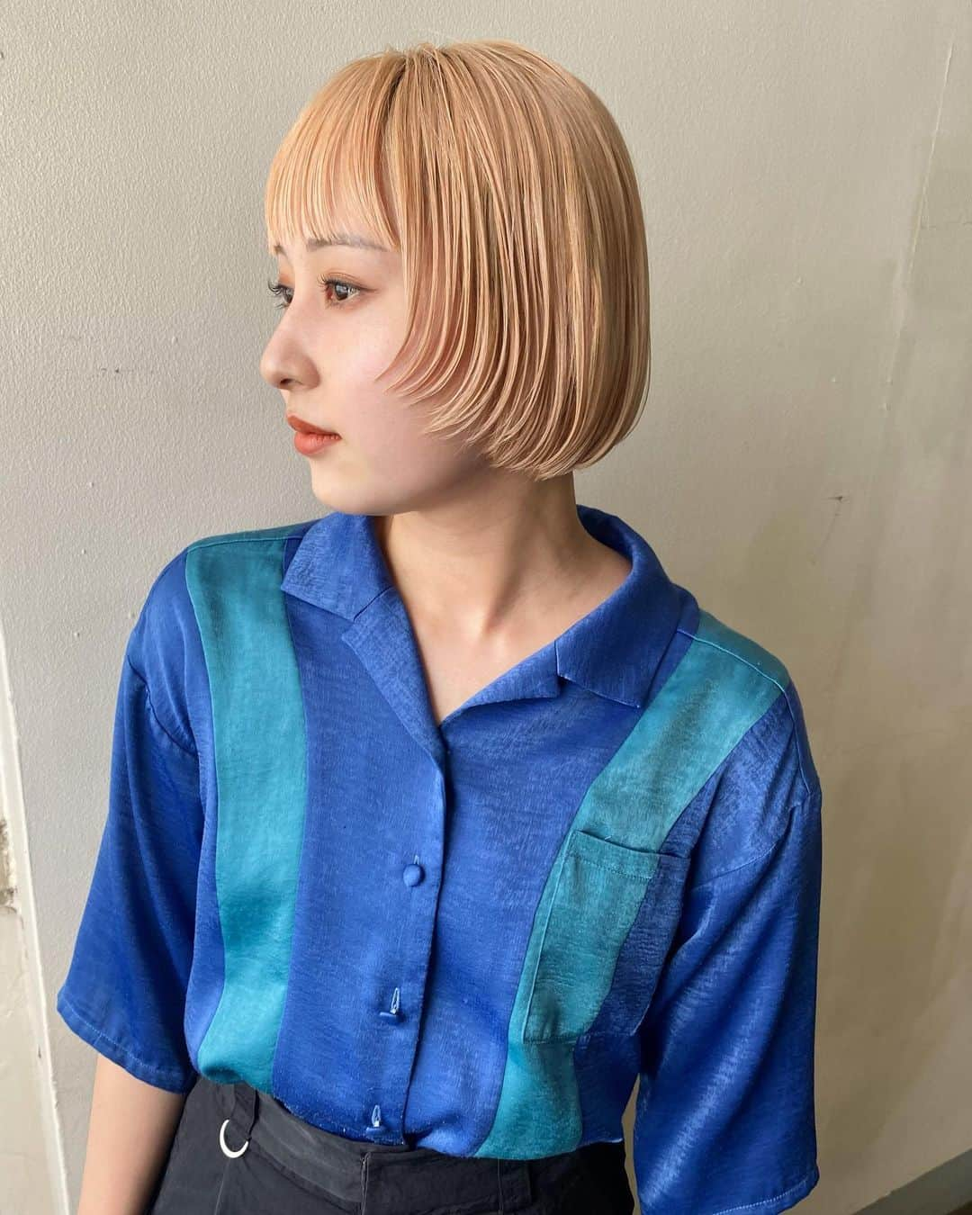 金子真由美さんのインスタグラム写真 - (金子真由美Instagram)「* bob cut  * @tmc516 ちゃん💙💙 * #ボブヘア #ボブ」6月19日 12時13分 - kanekomayumi12