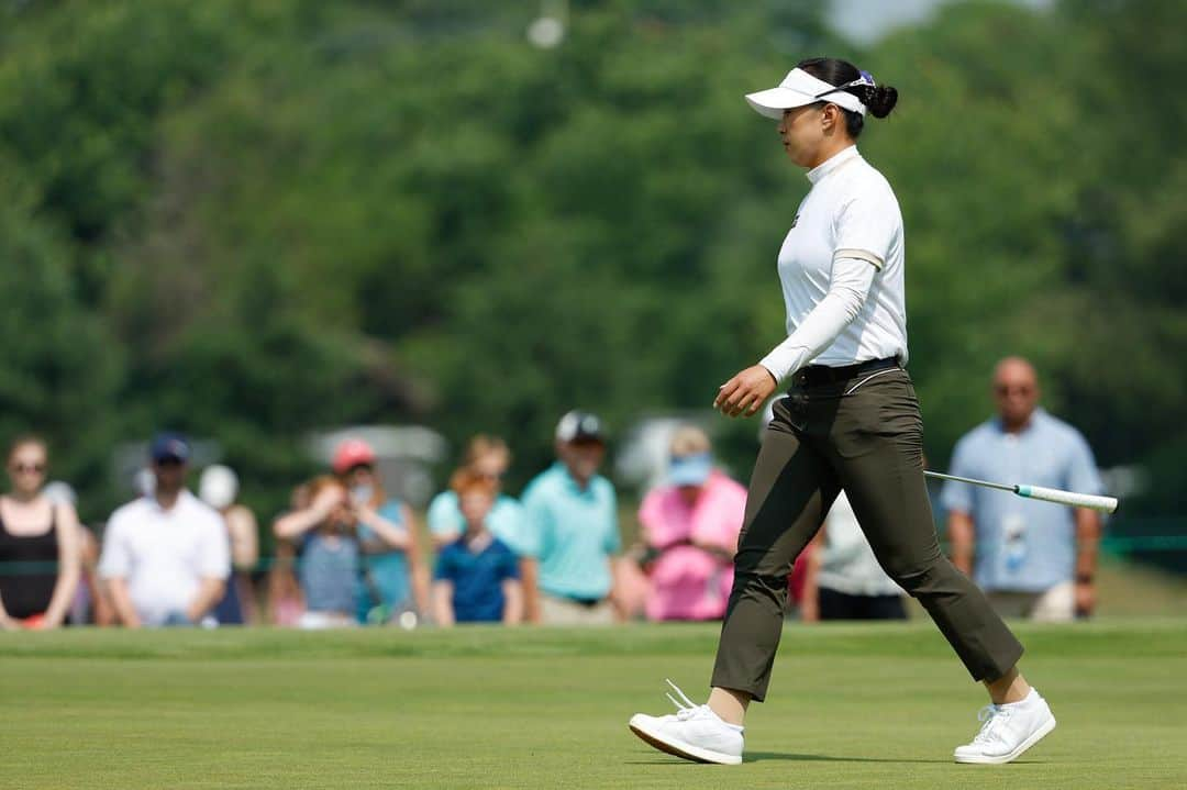 エイミー・ヤンのインスタグラム：「Thank you @meijerlpga @blythefieldcountryclub for an absolute amazing week! Fans were one of the best on LPGA events❤️ Thank you all for the support🥹❤️ #lpga  #meijerclassic #golf #gratitude」