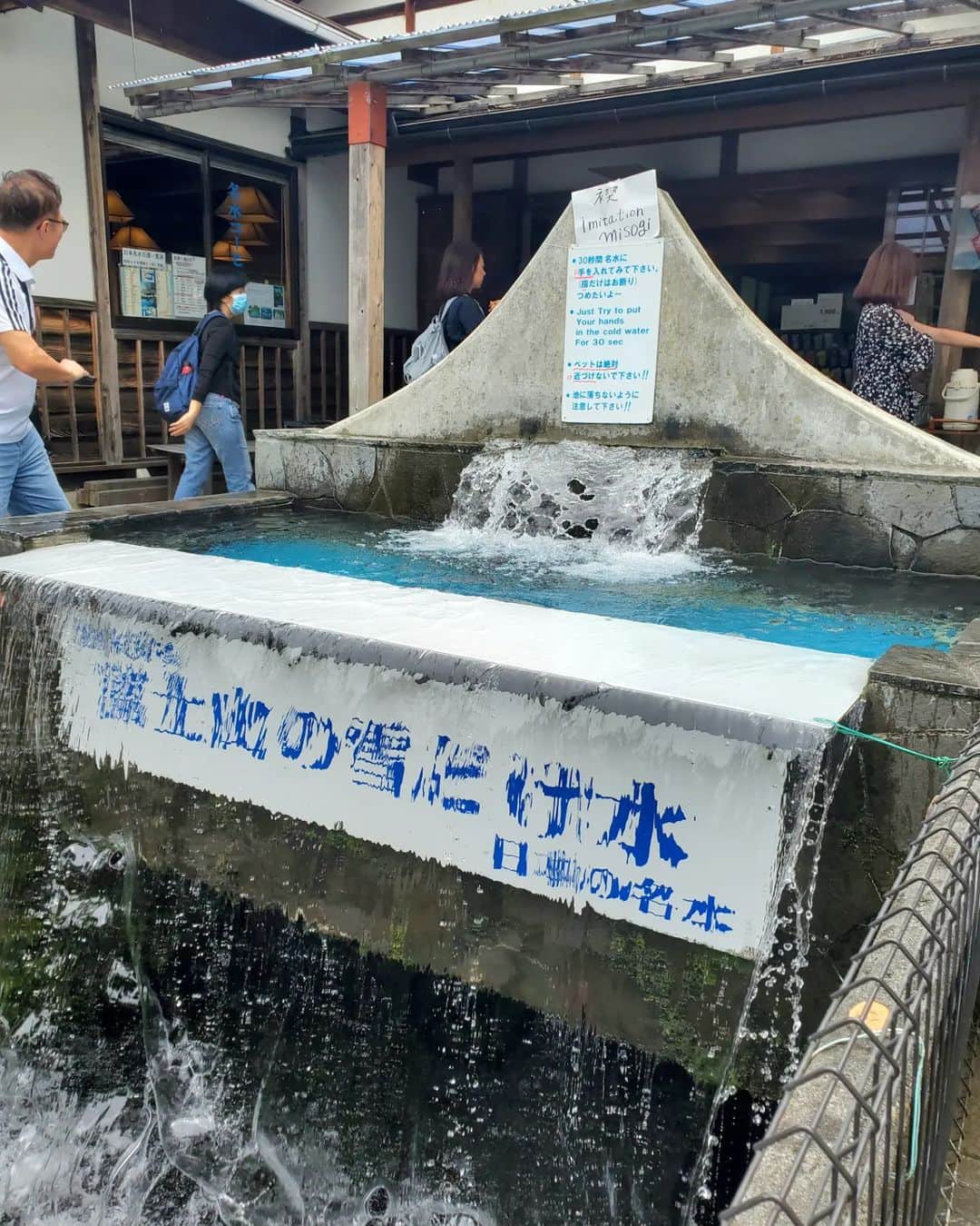 小谷津友里さんのインスタグラム写真 - (小谷津友里Instagram)「世界遺産 富士山🗻の構成資産の一部である忍野八海へ🚶 前から行きたかったの☺️💗  忍野湖が涸れた後、 富士山の伏流水に水源を発する湧水池がいくつか残った その代表的な湧水池が忍野八海😌  水の透明度が高く、青色が本当に綺麗😍✨️ 池の中を泳いでいる魚がよく見えたよ🐟️ なんだか神秘的だね～！  茅葺屋根や水車があって 昔ながらの雰囲気にほっこり🌿 忍野村と富士山が共演した景色は絵葉書みたいに美しい☺️  禊として富士の雪解け水に手を３０秒間つけられる場所があったよ😳これ、すごく冷たかった🥶 ２０秒くらいで手がキンキンに冷えて３０秒が長く感じたよ🤣  ペットボトルに水を汲んで持ち帰ることもできるみたい！ 富士山の雪解け水数は数十年の歳月をかけてろ過され、澄みきった水になるそう❄️  🍡  お土産や食べ歩きフードも村の中にたくさん😋 食べたのは磯揚げ丸天のチーズ棒と池本名物草餅😋  チーズ棒は中央にとろっとしたチーズがはいっていて食べ応えあり🙆 草餅は売店内で作りたて、焼きたて 忍野八海の湧き水を使って作っているそう☺️  国内の他の世界遺産もまた見に行きたい🚶  #忍野八海 #忍野 #富士山 #山梨 #山梨観光 #自然 #日本名水百選 #世界遺産 #世界遺産検定 #世界遺産検定1級  #池 #絶景 #昔ながら #村 #雪解け水 #湧き水 #天然記念物 #山梨グルメ #忍野八海グルメ #国内旅行 #旅行 #こやゆり旅 #こやゆりフード」6月19日 18時55分 - yurikoyatsu