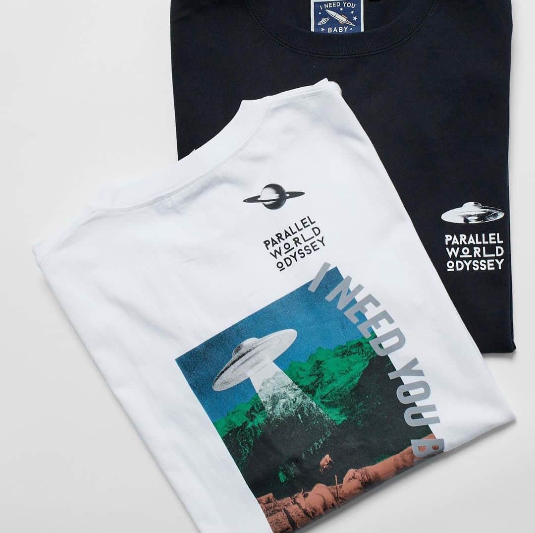三田真一さんのインスタグラム写真 - (三田真一Instagram)「mitershinichi Release 6/20(THU) 12:00 ~  "Parallel World Odyssey"  Graphic S/S TEE  @i_need_you_baby_jp  時間軸も創造力も超えて楽しくなるデザイン。 映像ディレクター、アートディレクター田中 裕介氏の手掛ける、前シーズンでも好評だった“Parallel World Odyssey”をテーマに別世界、宇宙といった遊び心あるグラフィックを落とし込んだショート スリーブTEE。  SIZE) SIMIL [COLOR WHITE/BLACK 【販売先】 https://www.freaksstore.com/category/2_INEEDYOUBABY/ (こちらから商品ページをご覧頂けます） @tnkusk  @i_need_you_baby_jp  @freaksstore_online  @freaksstore_official」6月19日 15時35分 - mitershinichi