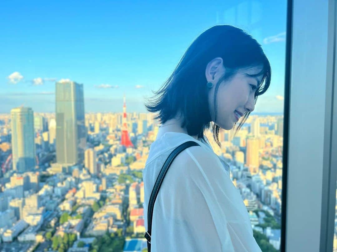 芦原優愛のインスタグラム：「. 東京タワー写ってると “東京”って感じ  #tokyo #tokyotower」