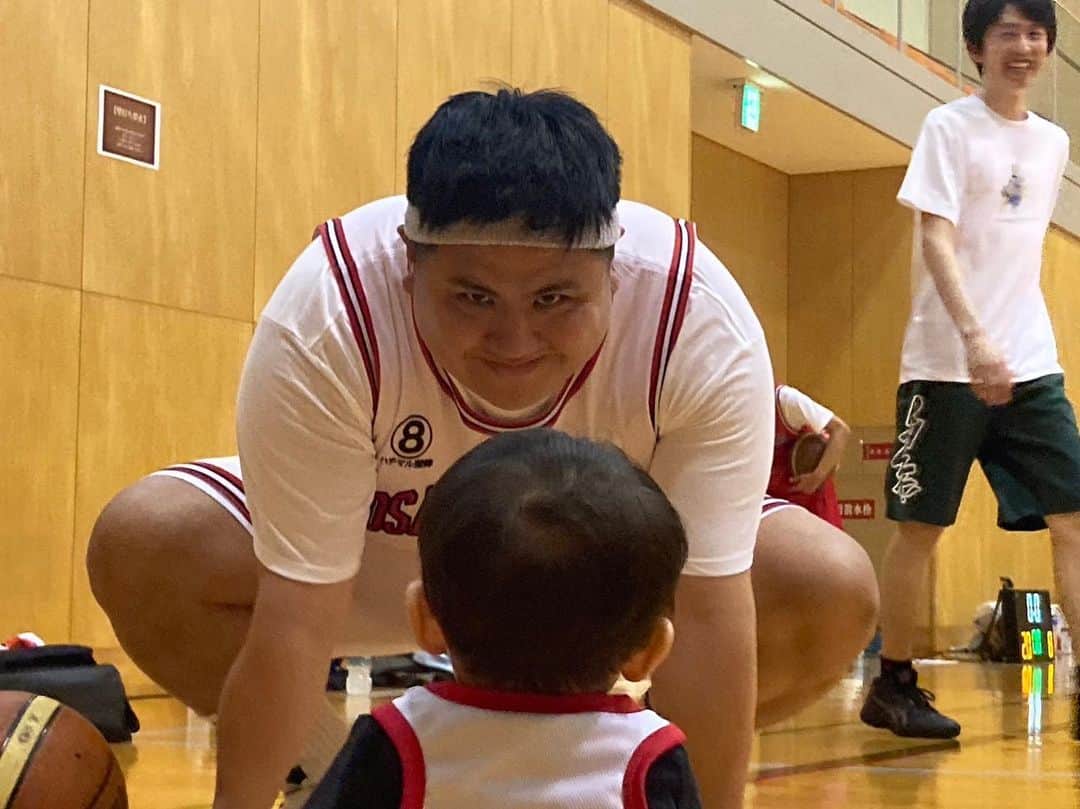 池田真一のインスタグラム：「バスケ静内」