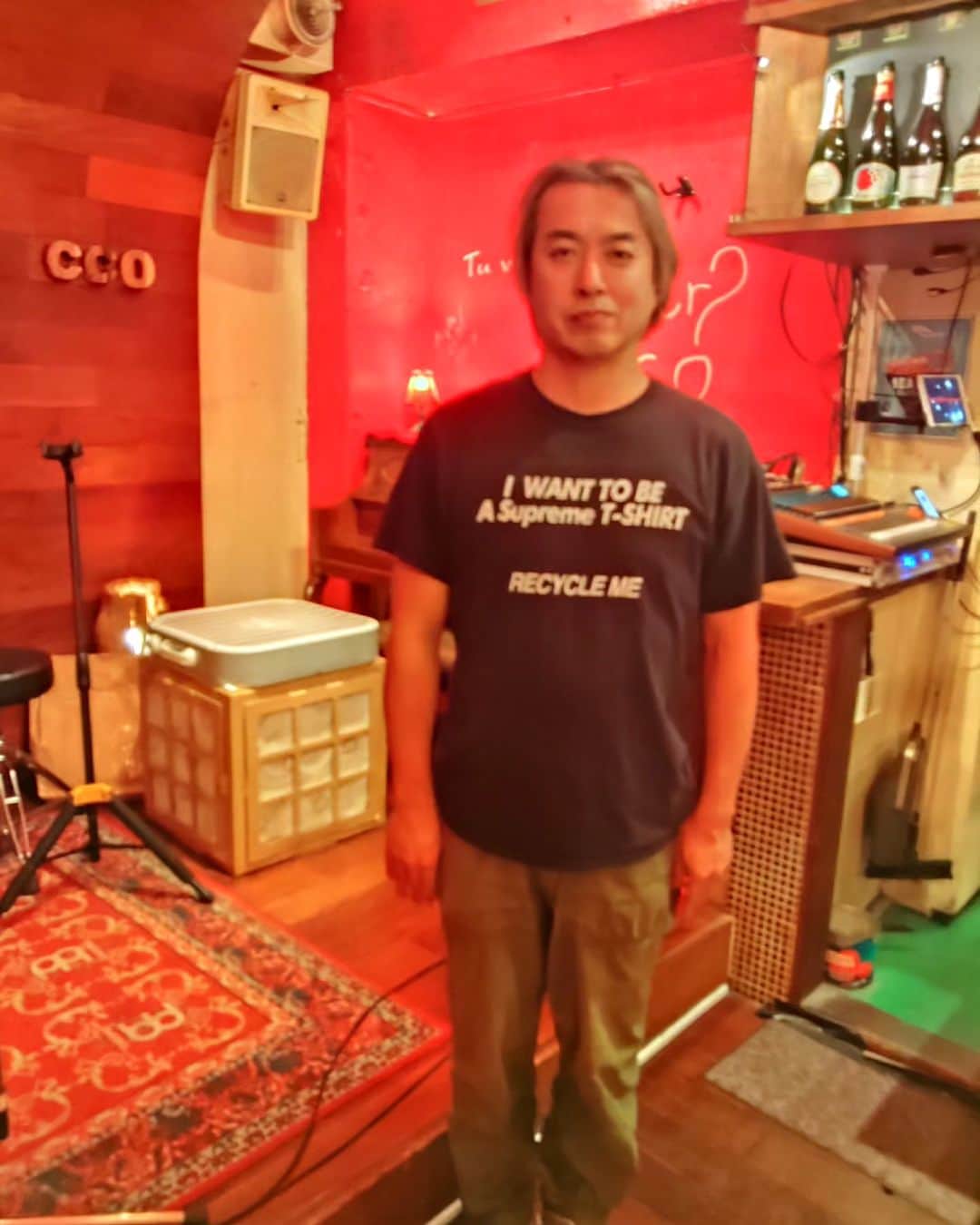 山川のりをのインスタグラム：「今夜は下北沢CCOにてギターパンダライブです。19時/19時30分、3000円+2D/3500円+2D。魅惑のワンマンショー。お近くの方は慎重に会いに来てアイニージュー！」