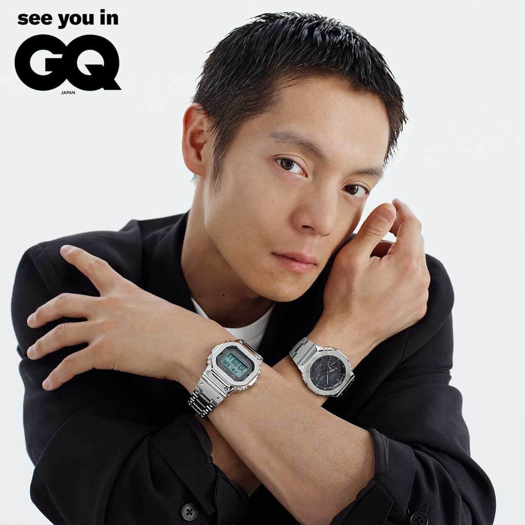 G-SHOCKさんのインスタグラム写真 - (G-SHOCKInstagram)「MASATAKA KUBOTA meets G-SHOCK FULL METAL WATCHES  俳優としてキャリアを重ね、進化を遂げてきた窪田正孝さんが、G-SHOCKフルメタルシリーズを着用した大人の色気たっぷりのポートレートを披露してくれました。  詳しくはストーリーズのリンクから @gqjapan の記事をチェック。  @masatakakubota_ wearing  GM-B2100D-1AJF GMW-B5000D-1JF  #g_shock #masatakakubota #窪田正孝 #GQJAPAN #gmb2100 #gmwb5000 #フルメタル #watchoftheday」6月19日 17時29分 - gshock_jp