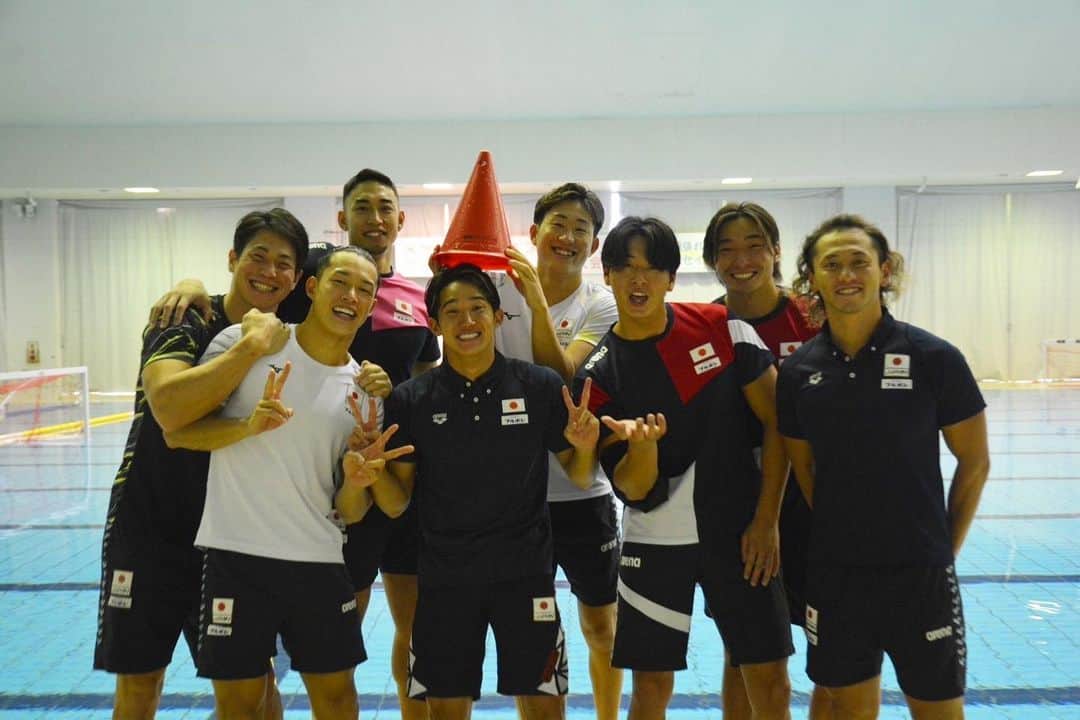 荒井陸さんのインスタグラム写真 - (荒井陸Instagram)「Done! National team training camp in Kashiwazaki🇯🇵🐟🌊  #worldchampionship #waterpolo」6月19日 18時00分 - a2desu