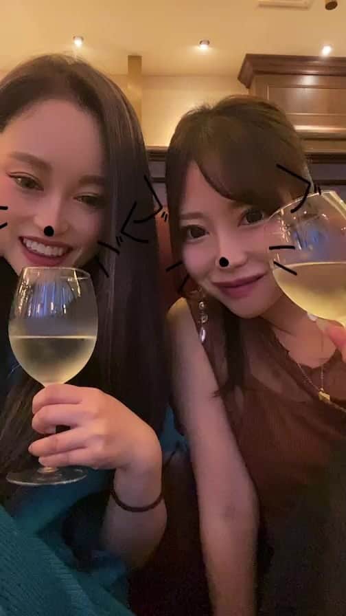 福井柑奈のインスタグラム：「遅刻です。  りのちゃんと💓 ( @rino_kirishima )」