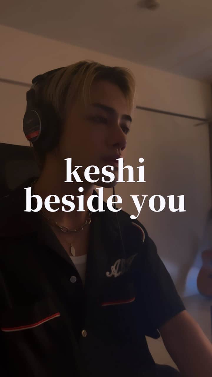 永長壱晟のインスタグラム：「keshi/beside you（cover）#keshi #besideyou #cover #fyp #歌ってみた」