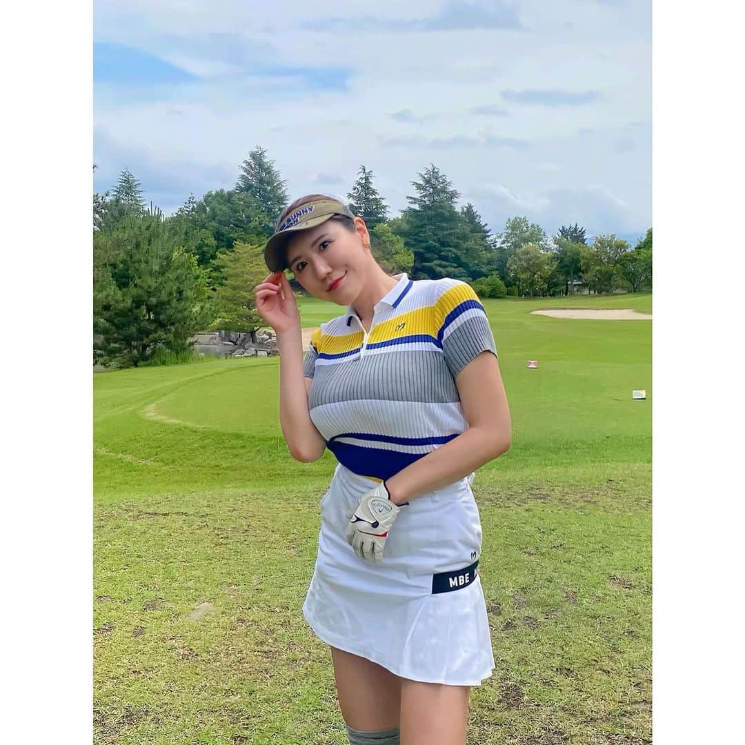 田名網理恵子のインスタグラム：「明日は楽しみにしてたゴルフだ⛳️ 早く寝よぉーっと😴💫」