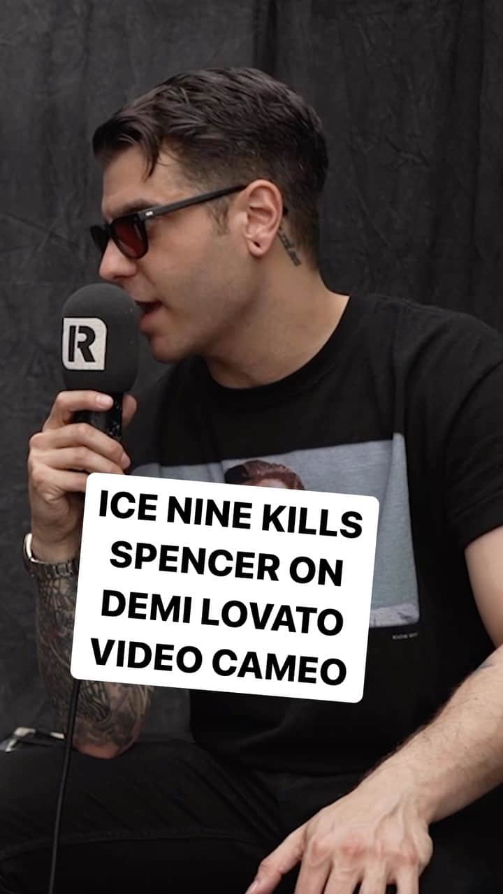 Rock Soundのインスタグラム：「Ice Nine Kills’ Spencer Charnas talks us through his cameo appearance in Demi Lovato’s music video for ‘Still Alive’   #iceninekills #demilovato #rock #metal」