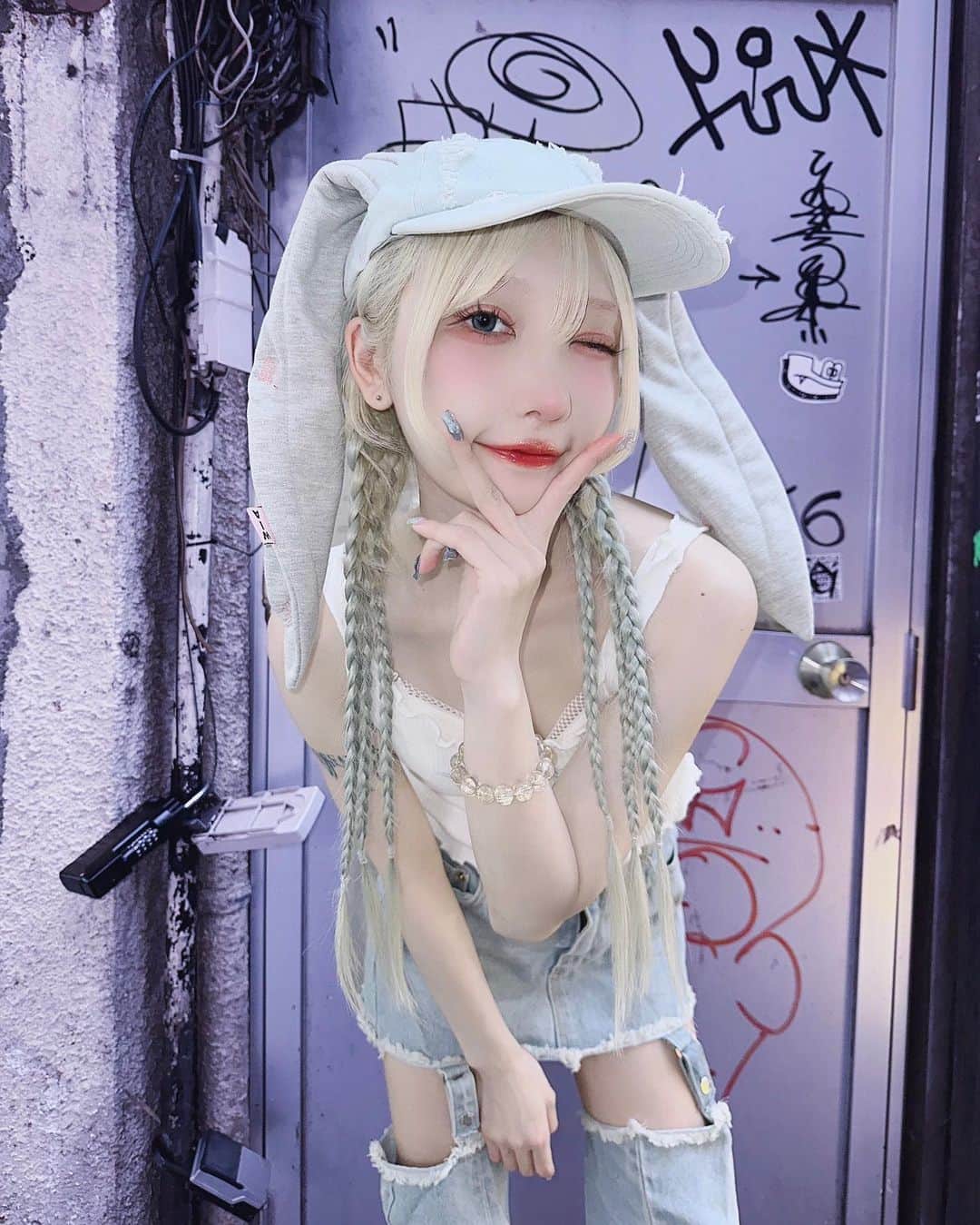 苺りなはむのインスタグラム：「rabbit🐰」