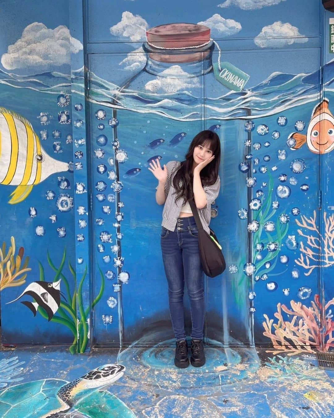 雨宮鈴奈さんのインスタグラム写真 - (雨宮鈴奈Instagram)「沖縄🌺🌴2023.6.16〜6.18  最高の3日間でしたჱ̒⸝⸝•̀֊•́⸝⸝)‪   #沖縄 #アイドル #大阪 #jk  #シンセカ」6月19日 22時42分 - amemiya_suzuna