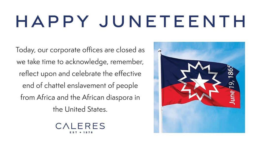 サムエデルマンのインスタグラム：「Today, we honor and celebrate Juneteenth.」