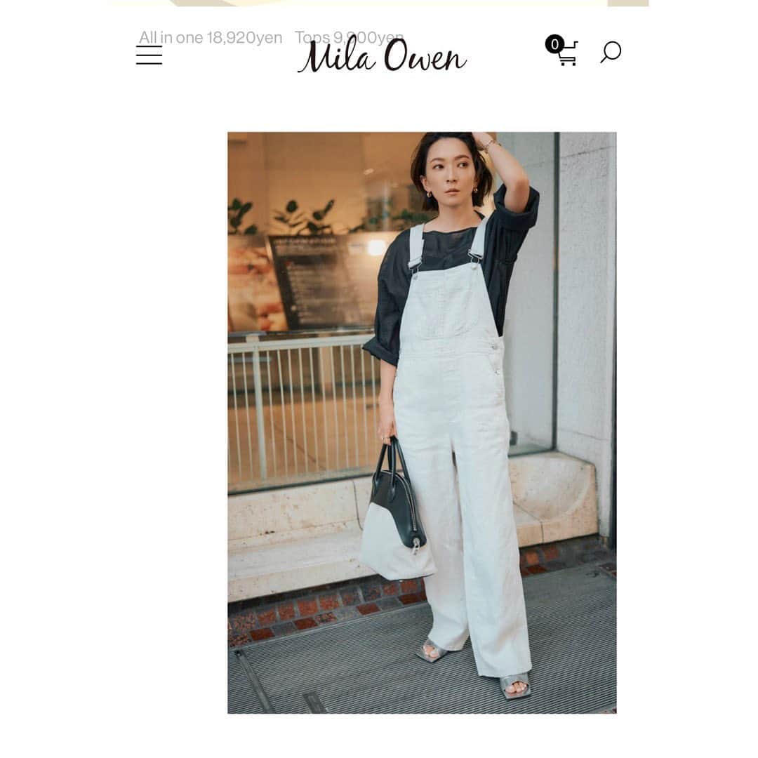 のインスタグラム：「@milaowen_official のサイトで公開中の私物ミックスページ✨ . 今UPされてるのは大好きなモノトーンで作ったコーディネート❤︎ . アイテム選び→コーディネート→ディレクション→撮影→写真セレクト→原稿まで全てやらせていただけるこの企画はとっても楽しいのです🤭 . お気に入り写真をピックアップしてみました🤭❤︎ このメイクもこの写真もお気に入り❤︎ 素敵なスタッフのおかげ😉Thank you! @ke___ke______  @masaakifukugawa  @milaowen_official  . #milaowen #私服ミックス企画#ベーシック好きが選ぶミラオーウェンの魅力#モノトーンコーデ」