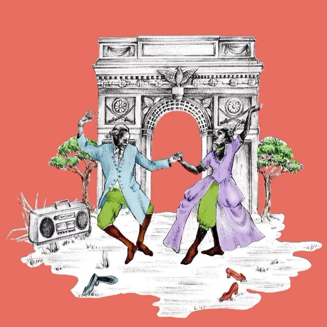 イマン・アブドゥルマジドのインスタグラム：「A delayed freedom, yet sweet in its arrival… Juneteenth Celebrations #Juneteenth2023   Video @harlemtoilegirl」