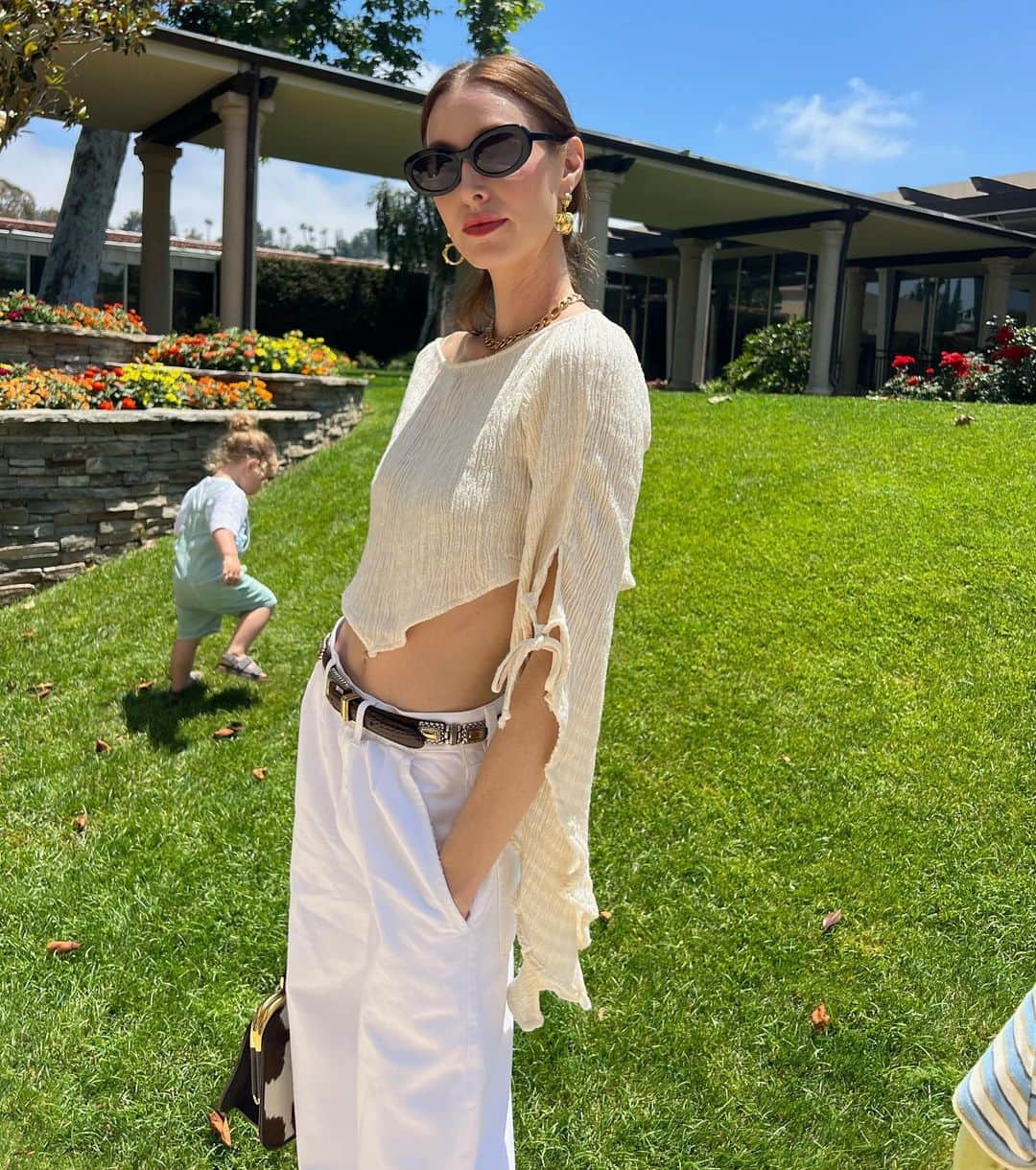 ホイットニー・ポートのインスタグラム：「🍮for Father’s Day Brunch 🤍」