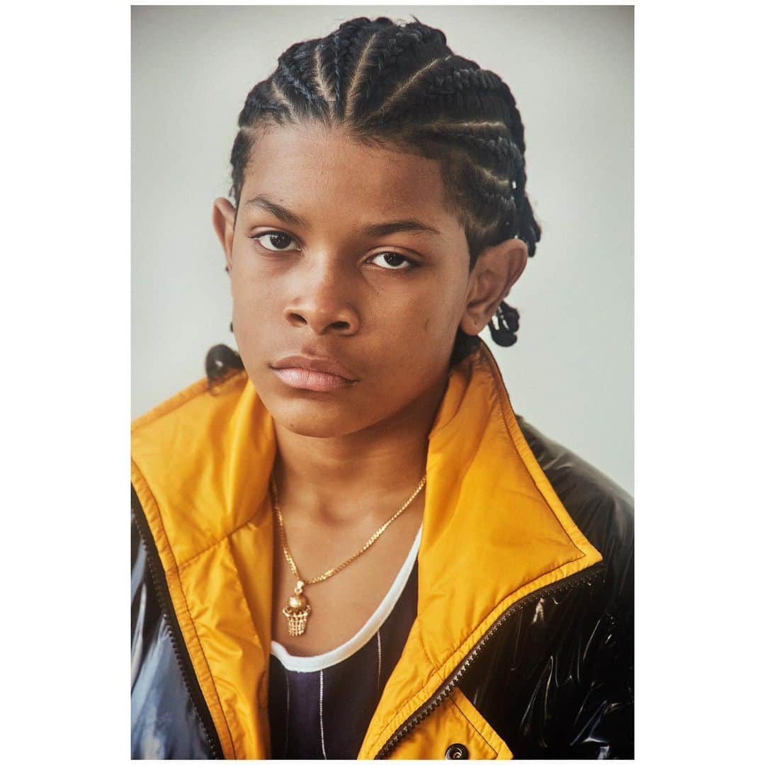 のインスタグラム：「Little Champ ⭐️🥊Starquan Davon Lewis Jr. a.k.a. SJ for @documentjournal online #HonorRoll #DocumentJournal」