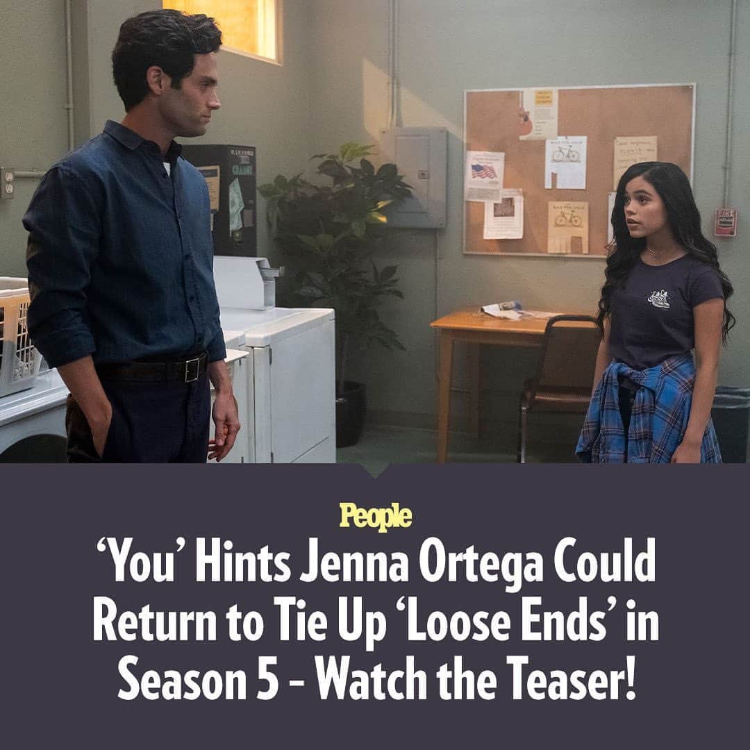 People Magazineさんのインスタグラム写真 - (People MagazineInstagram)「Jenna Ortega's Ellie Alves is just one of the many characters with whom Joe Goldberg has unfinished business with ahead of You's return for its fifth and final season — and a teaser hints at her possible return. 👀  Watch the teaser clip at the link in our bio. | 📷: Beth Dubber/Netflix」6月20日 1時46分 - people