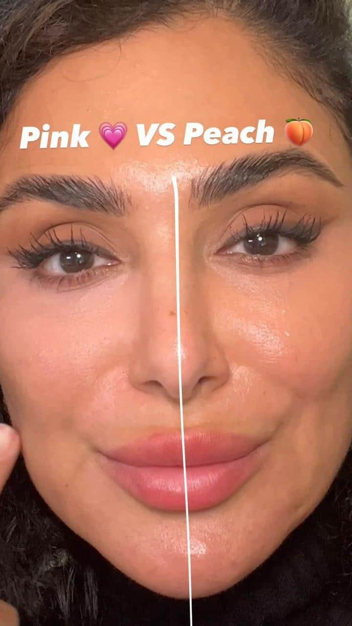 Huda Kattanさんのインスタグラム動画 Huda Kattaninstagram「are You Team Peach 🍑 Or Pink 🩷 Cant Wait For