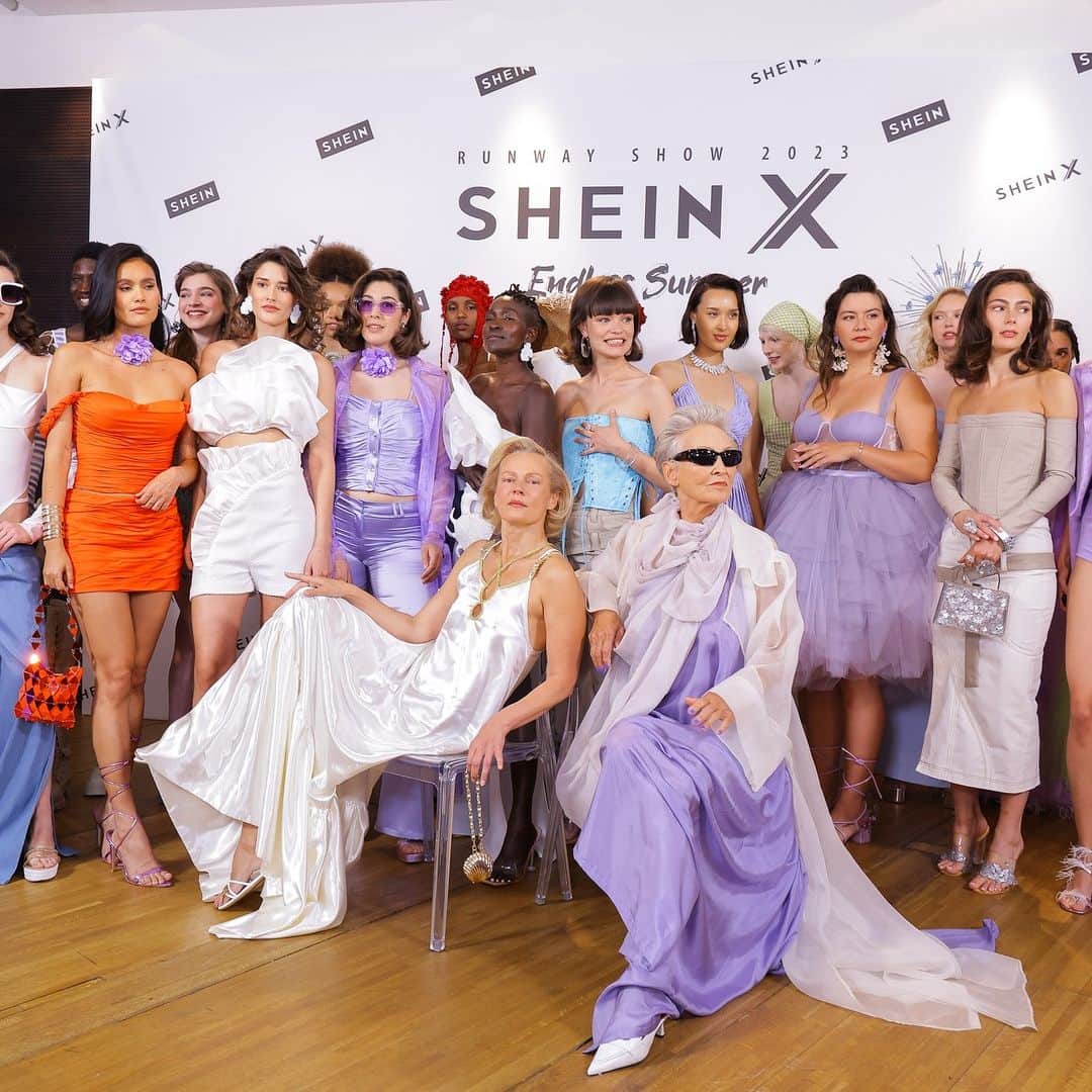 SHEINのインスタグラム：「Go behind-the-scenes with our talented SHEIN X designers and their amazing looks. Stay tuned for more!  🔗:https://shein.shop/elozxsw  #SHEINXRunwayShow23 #MeetSHEIN #SHEINTHEKNOW #SHEINX」