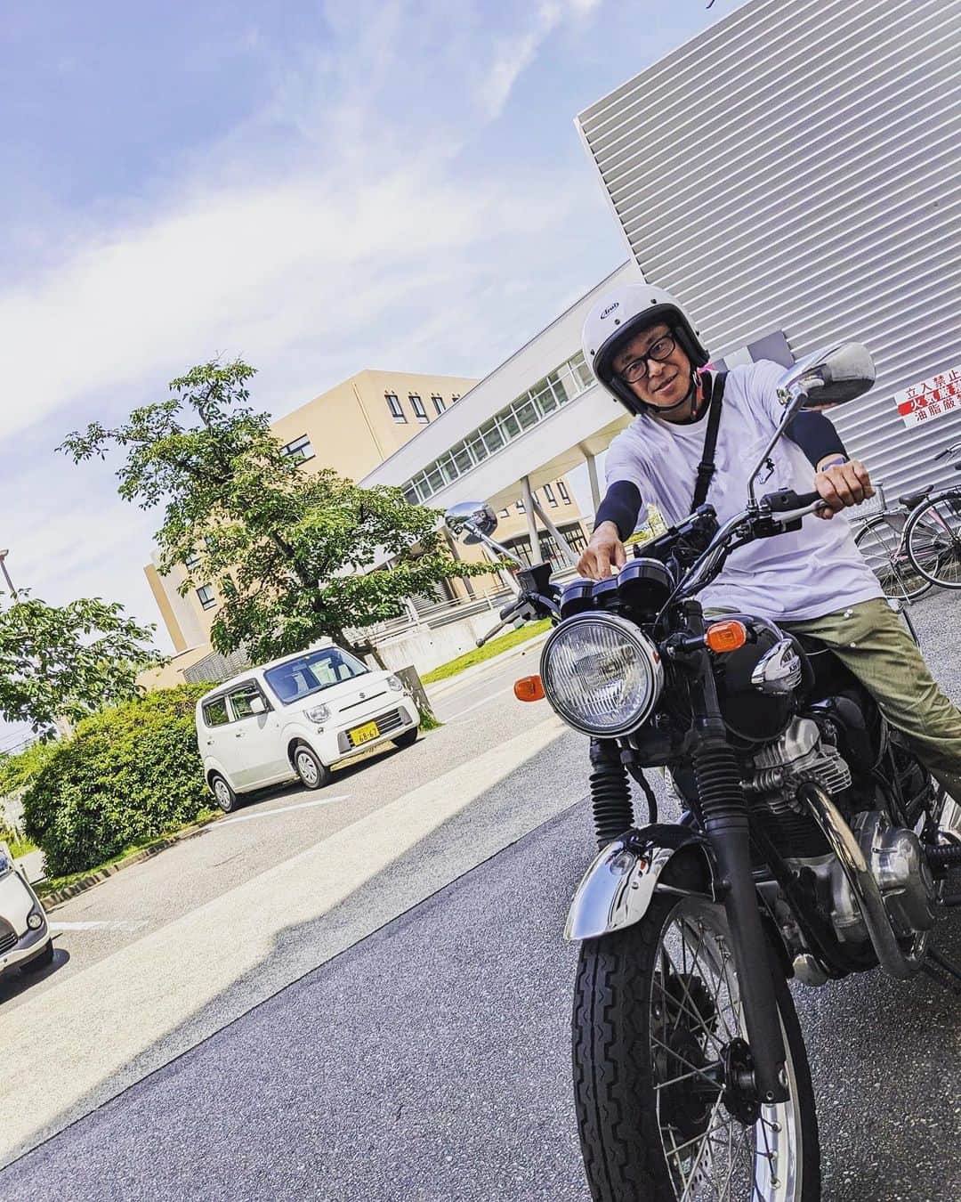栗田善太郎のインスタグラム：「バイクは楽しい」