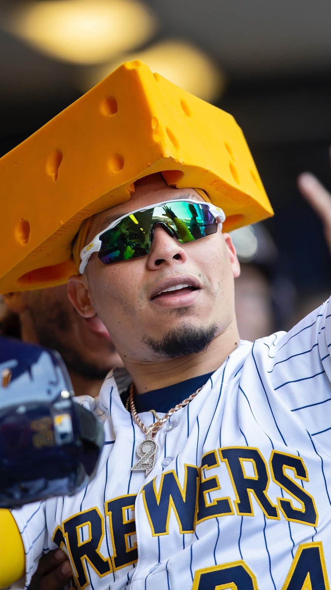 ミルウォーキー・ブルワーズのインスタグラム：「🗣️ Get William Contreras to the All-Star Game!  Phase 1 voting ends this Thursday. Vote now to make sure the Crew is represented in Seattle.   Use the link in bio to vote!」