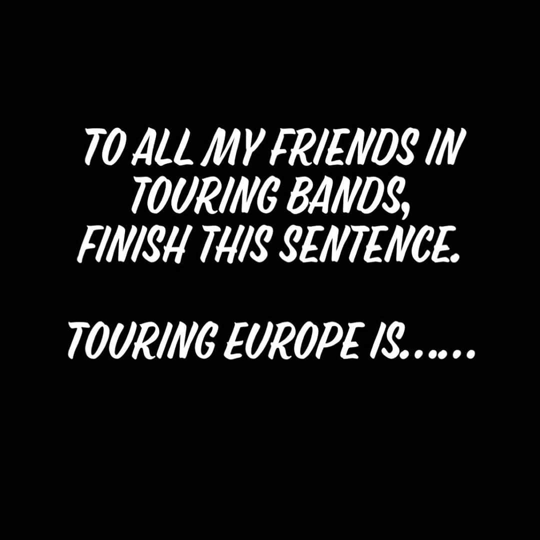 レイチェル・ボランさんのインスタグラム写真 - (レイチェル・ボランInstagram)「I’ll start.  Touring Europe is hitting your head 4-5 times a day.  #iykyk」6月20日 15時59分 - officialrachelbolan