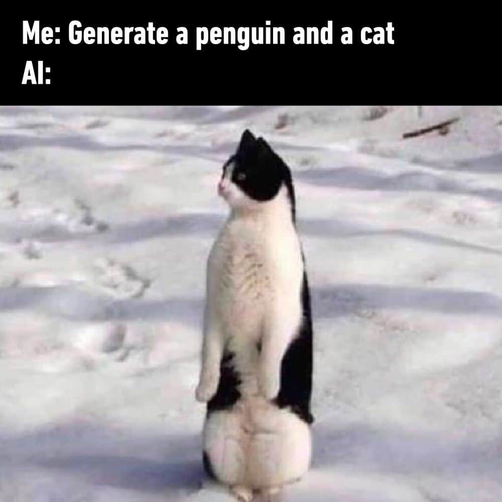 9GAGさんのインスタグラム写真 - (9GAGInstagram)「a purrguin  - #ai #artificialintelligence #cat #penguin #memes #9gag」6月20日 16時00分 - 9gag