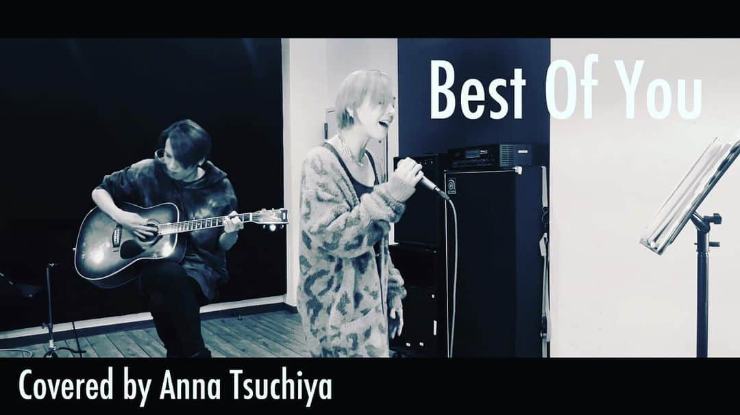 土屋アンナのインスタグラム：「大好きなふFoo Fightersの best of you をYOUTUBEにて歌ってます❣️ ガチ一発取りを🤘⚡️ もしよかったら⭐️ Foo Fighters来るね🤭💖」