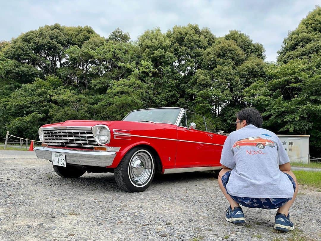 としみつさんのインスタグラム写真 - (としみつInstagram)「🌞🌻🚗🏝️🕶️🤙  #chevrolet  #1962chevyii  #nova  #vintage  #summer  #photooftheday」6月20日 11時37分 - toshimitsu_tokaionair