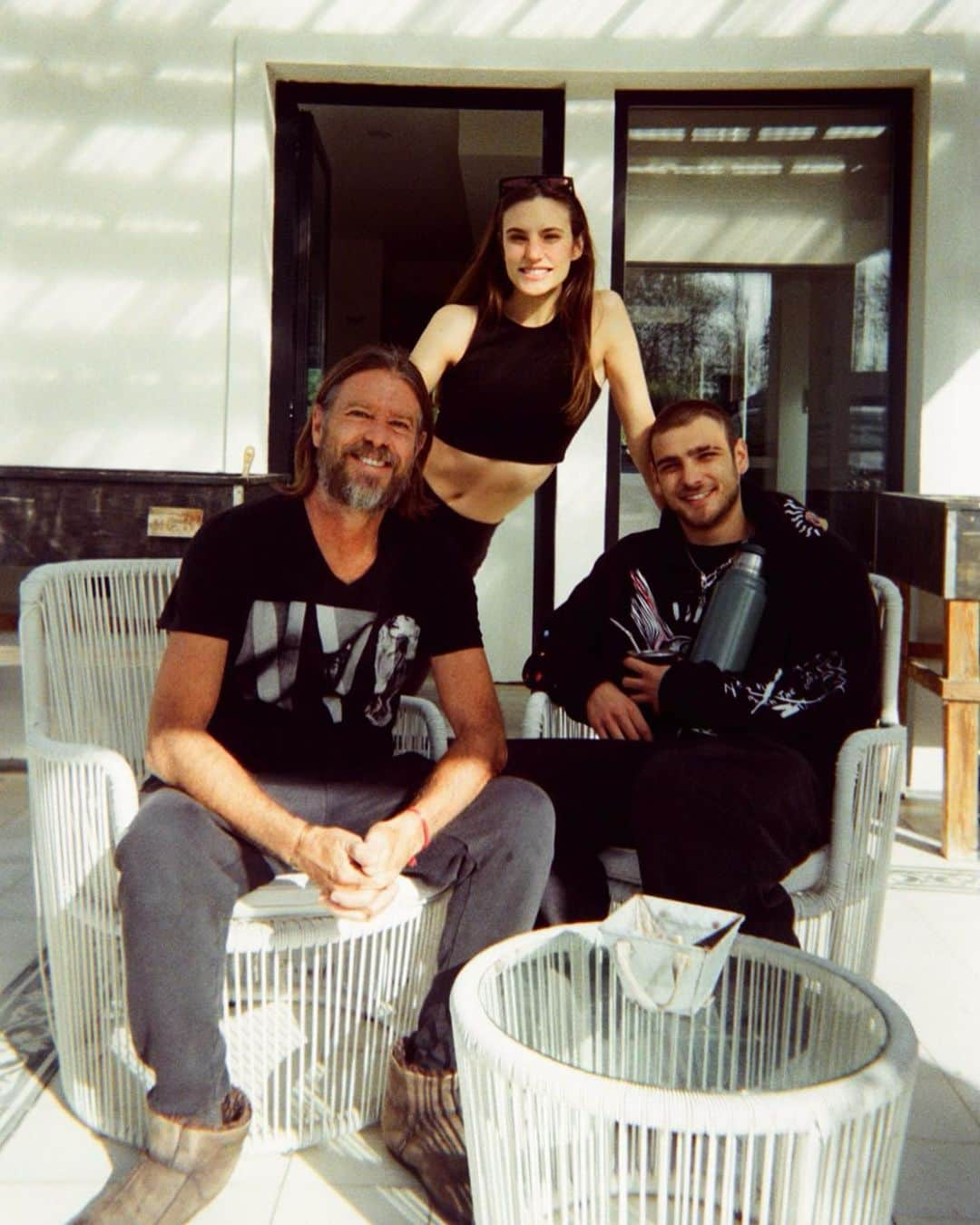 Macarena Achagaさんのインスタグラム写真 - (Macarena AchagaInstagram)「dad 🖤 and my best friend @santiagoachaga」6月20日 12時05分 - macabeso