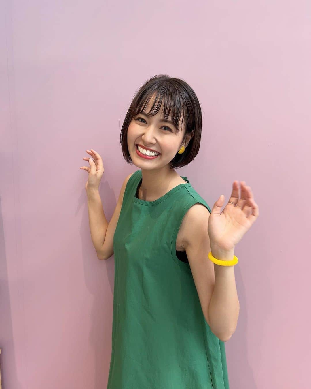 のインスタグラム：「・  RKB『コモンセンス』の収録でした！！  今回も楽しく、自由にトークしたよ🗽♡  ・  色々な方がゲストに来てくださるっちゃけど、本当に嫌な感じの人1人もおらん！！😵✨  やけんいつもあっちゅうまで本当に楽しい🥰  また来月の収録楽しみやなぁ😌  ・  リサさんにも、鹿ちゃんにも早く会いたいー！⭐️」