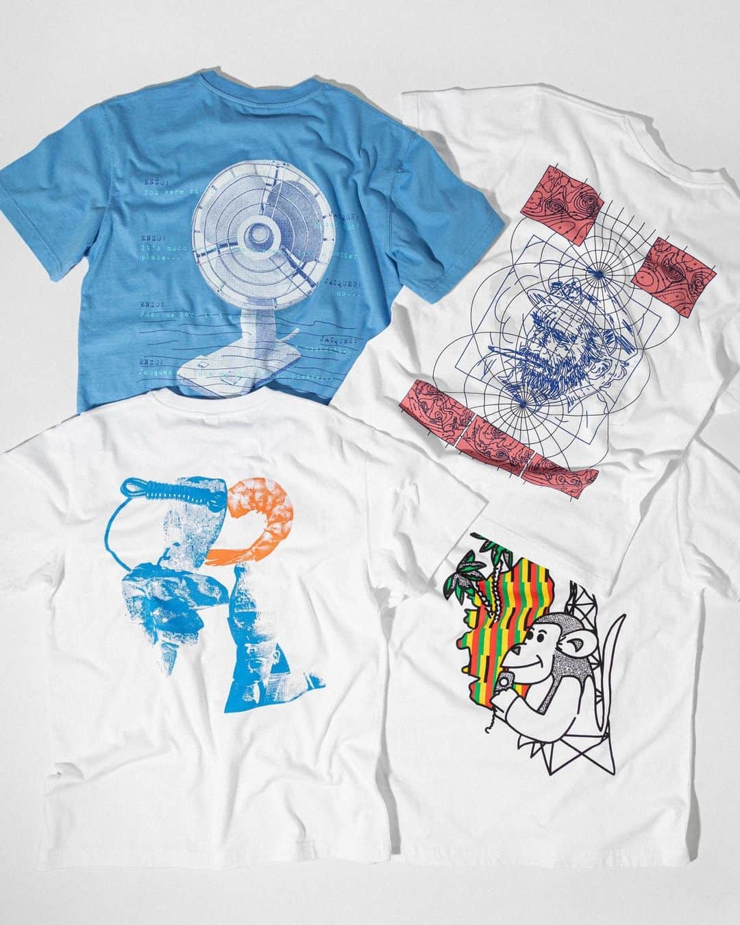 ガーブストアのインスタグラム：「Discover Reception's summer-ready graphics, printed on durable 240gsm tees. ⁠ ⁠ Now available online, check it out.」