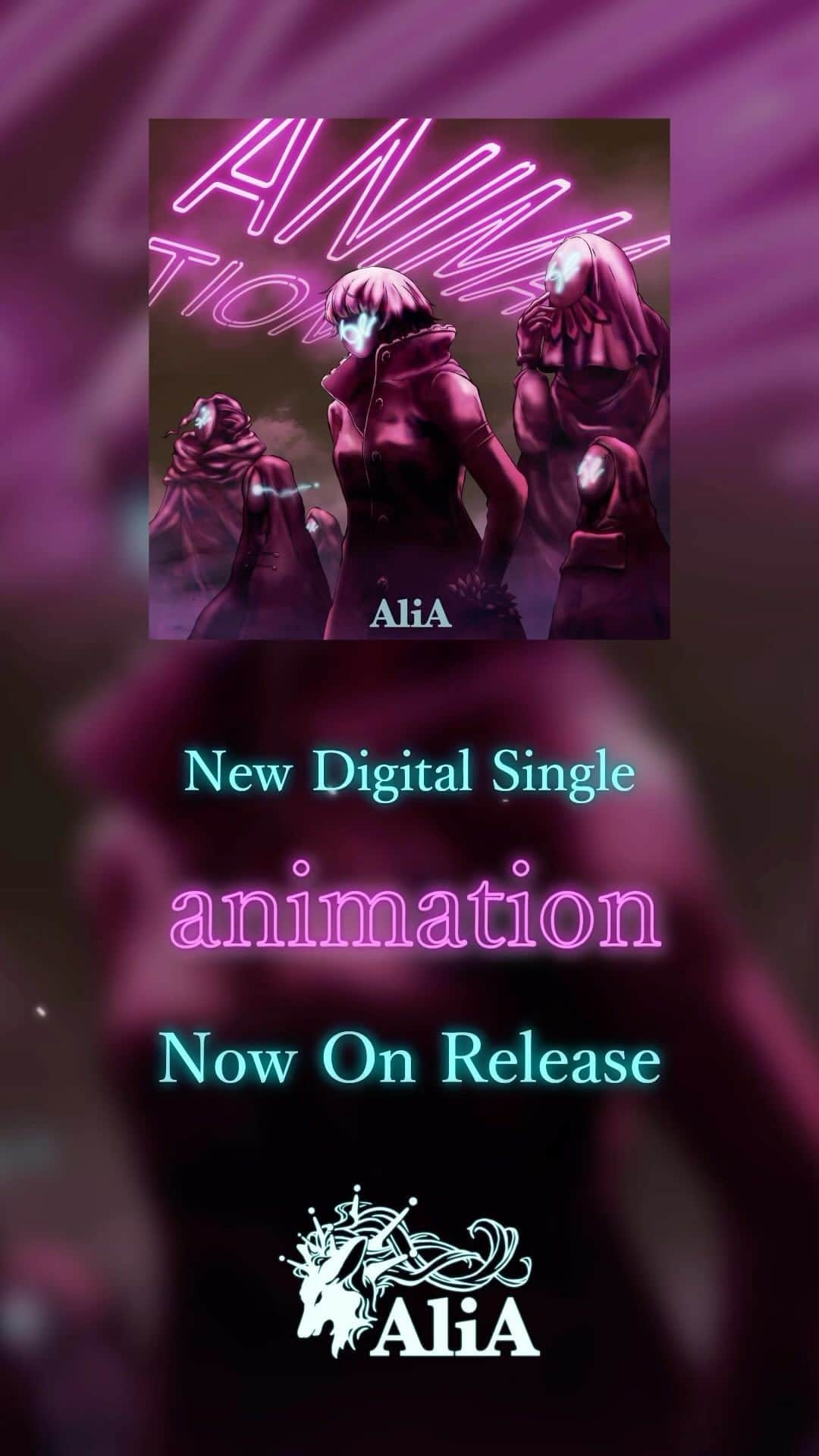 AliAのインスタグラム：「We will release our new song  "animation" now!!」