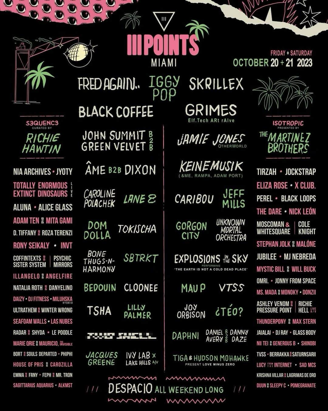 アリス・グラスさんのインスタグラム写真 - (アリス・グラスInstagram)「Miami! So excited to be back this October for @iiipoints 🖤 Tickets on sale this Thursday at the link in my bio. 🐇」6月21日 1時03分 - _alice_glass