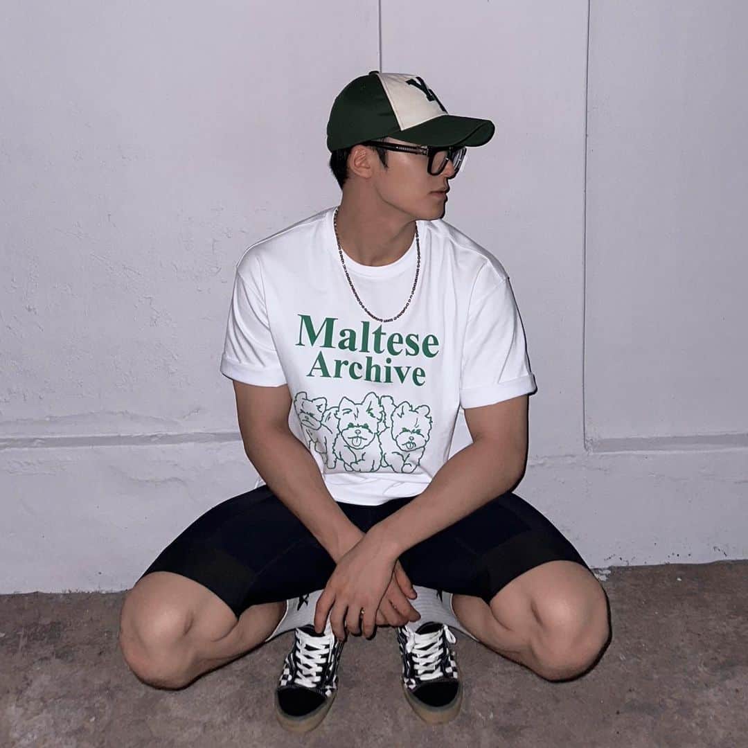 ミンギュのインスタグラム：「슈퍼마리오💚」