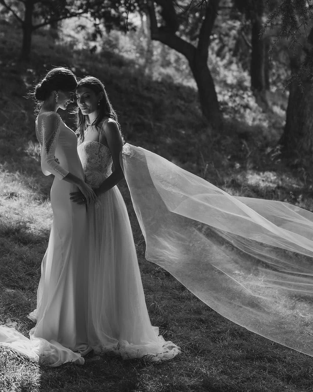 Pronoviasさんのインスタグラム写真 - (PronoviasInstagram)「Today, we celebrate the love of Andrea & Mireia, embracing the beauty of their unique journey together💛 Congratulations and best wishes to the lovely couple!   Andrea is wearing the JOVIE gown and Mireia is wearing the IMOGEN dress✨  📸 @thefrontierstudio   Share your love story at pronovias.com/share-love-story  #PronoviasBride」6月20日 20時00分 - pronovias