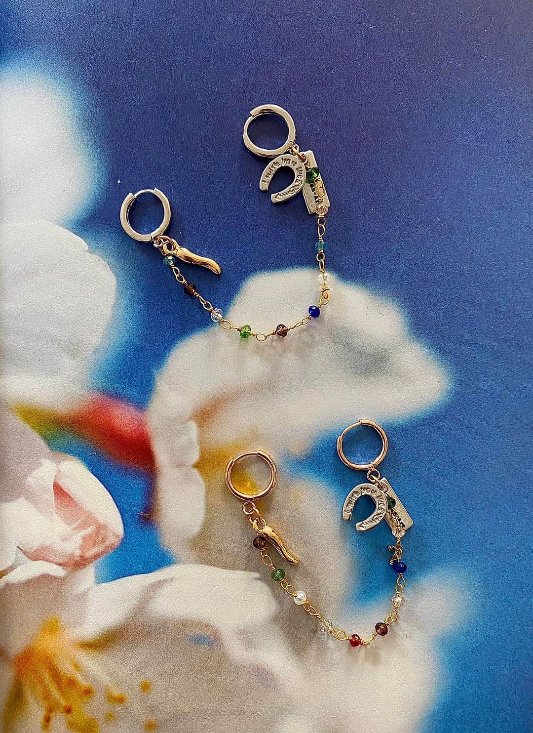 メイデンアートのインスタグラム：「🌟 Elevate Your Style with the Double Hoop Rosary and Charms Mono Earrings from Maiden-Art Jewelry! 🌟  ✨ Introducing our latest jewelry masterpiece, the exquisite Double Hoop Rosary and Charms Mono Earrings! ✨  🔥 Experience the perfect fusion of timeless elegance and contemporary flair with these stunning earrings, exclusively crafted by Maiden-Art Jewelry. 🔥  Shop Now >> https://www.maiden-art.com/collections/new-arrivals/products/copy-of-be-bold-rose-gold-hexagon-stud-earrings  #MaidenArtJewelry #DoubleHoopRosary #CharmsMonoEarrings #ElevateYourStyle #JewelryMasterpiece #ContemporaryFlair #TimelessElegance #UniqueDesigns #StatementJewelry #HandcraftedBeauty #SelfExpression #VersatileStyle #FashionForward #ImpeccableTaste #JewelryLovers #AccessorizeWithStyle #PreOrderNow #LimitedTimeOffer #JewelryAddict #JewelryObsession #LuxuryAccessories #ExclusiveCollection #MustHaveJewelry #UniqueCharms #ArtisanCrafted #HighFashionJewelry #JewelryEnthusiast」
