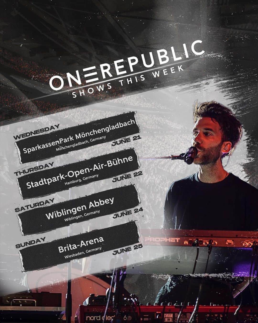 OneRepublicのインスタグラム：「This week. Who we seein?」