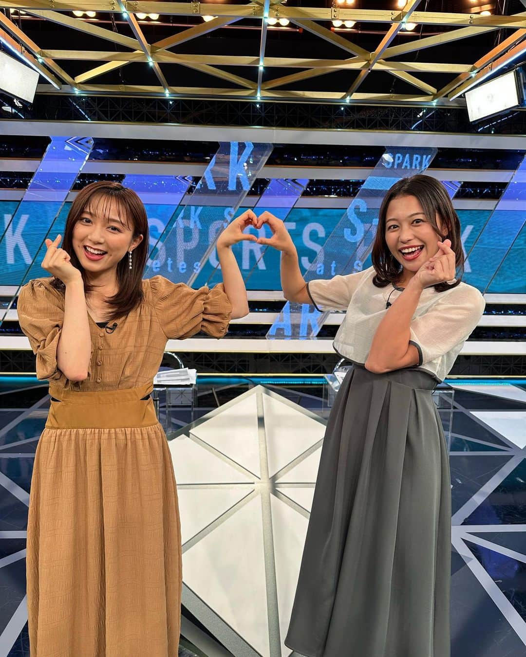 フジテレビ「S-PARK週末スポーツニュース」さんのインスタグラム写真 - (フジテレビ「S-PARK週末スポーツニュース」Instagram)「先週の土曜S-PARKは #佐久間みなみ キャスターと #松﨑涼佳 キャスターの2人でお届けしました🤍🩵  #きのこ🍄からのハート🫶 #smile」6月20日 17時15分 - fujitv_spark