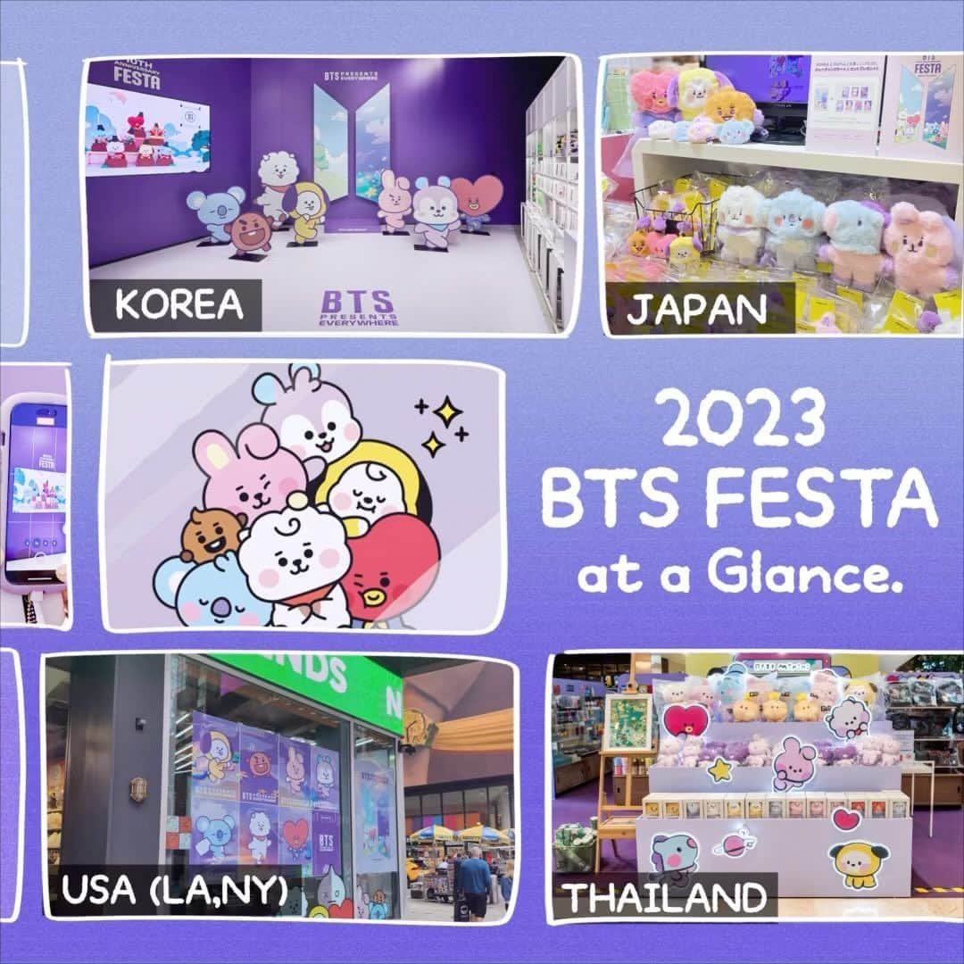 BT21 Stars of tomorrow, UNIVERSTAR!のインスタグラム