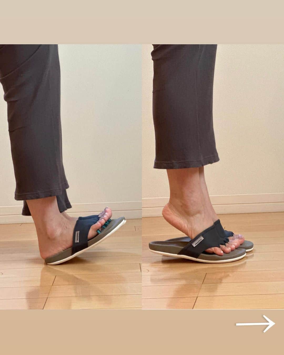 三佐和あやさんのインスタグラム写真 - (三佐和あやInstagram)「# OOTD ↑40代50代ファッション🕶️ ルームシューズ @akaishi.official #AKAISHI リブ ブラトップ… GU オーガニック リブパンツ … 無印良品 アクセサリー .. ライムリー (LIMLY) ◽︎—————————————◽︎  ブランド累計 300万足以上！ 足の悩みを靴で解決する✨  アカイシから、 5本指が 広がって 気持ちがいい〜🎵 ルームシューズを、毎日 履いてるよ！！  履いてるだけで 足裏、下半身部位の 筋肉を鍛えることを期待できる 健康的なルームシューズ！✨  だいたい、お家では スリッパか、 夏は 裸足かと 思うんだけど、  我が家では アカイシにしてから、 こどもたちも 下半身の筋肉を 鍛えつつ、 うろうろ してるよ😆笑  すごく気持ちがいいんだよねー、 裸足で歩くだけで 足に負担ってかかってる らしいよ！！  ◽︎—————————————◽︎  AKAISHI は、外反母趾など 様々な足の悩みを持つ方が、  歩くことで足の健康をとりもどす 靴の研究開発をしているブランドです。  数千人の足裏の形から導きだされた AKAISHI オリジナル のインソールを 履いた瞬間、  足裏に吸いつくように フィットします。  ◽︎—————————————◽ 詳しくは、 公式通販サイト → 【 AKAISHI 靴 】  または、公式インスタグラム @akaishi.official へ 納得いくまで 送料無料で試し履きできるのが魅力！ゆっくり10日間、手数料も無料♪ ◽︎—————————————◽  #きのコ #ワンピース #ワンピ #ママコーデプチプラ #40代ママ #40代コーデ #アラフォーコーデ  #アラフォーママ  #ウェッジサンダル #サンダル #外反母趾 #足底筋膜炎 #足が痛い  #AKAISHI #アカイシ #akaishi公式通販 #ArchFitter #アーチフィッター  #pr」6月20日 18時31分 - misawa_aya