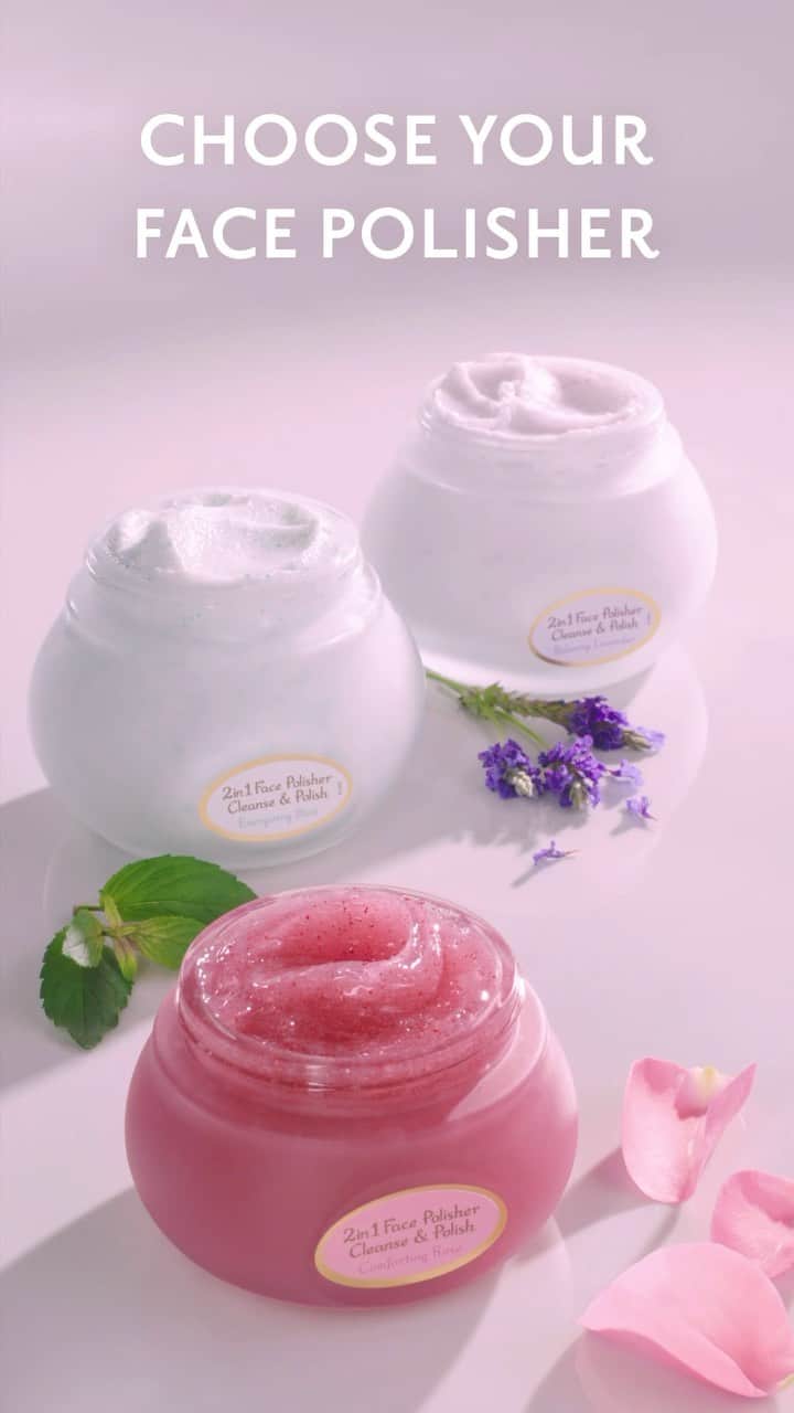 SABON Japanのインスタグラム：「【毛穴レス*1の柔肌を1品で叶える2in1スクラブ洗顔「フェイスポリッシャー」✨】  洗顔と角質ケアを同時に叶える、 泡立て不要の2in1スクラブ洗顔。  肌効果と香りで選ぶことができ、 あなたのお気に入りを見つけられるはず。  ■ベタつきを抑えるケア フェイスポリッシャー リフレッシング ¥4,950(税込)/200mL 目覚めるような清涼感あふれるミント、べたつく肌の皮脂対策にさらりとしたなめらかな肌へ🌿  ■ゆらぎを整えるケア フェイスポリッシャー リラクシング ¥4,950(税込)/200mL 優しく穏やかに広がるラベンダー、ゆらぎがちな肌を潤ししっとりと艶やかな肌へ🌙  New！ ■エイジングケア*2 フェイスポリッシャー コンフォ－ティング・ローズ*3 ¥4,950(税込)/125mL 繊細で華やかなダマスクローズ*3、とろけるようなしっとりジェルで優しく磨き上げるスクラブ洗顔料🌹  心地よい香りに包まれながら日々のフェイスケアをお楽しみください✨ 気になる香りはコメントで教えてください🫧  *1毛穴汚れを落とすことによる *2年齢に応じた手入れのこと *3ダマスクバラ花油(保湿)  #sabon#フェイスポリッシャー#ミント#ラベンダー#コンフォーティングローズ#サボン#角質ケア#角質#フェイススクラブ#スクラブ#美肌#洗顔#毛穴ケア#毛穴#スキンケア #スクラブ洗顔#透明感#なめらか肌」