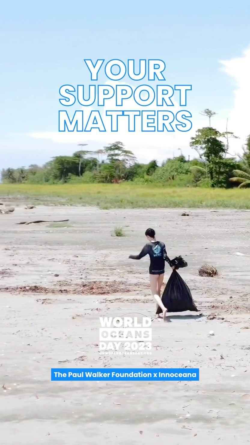 ポール・ウォーカーのインスタグラム：「@MeadowWalker shares her love of the ocean and the importance of keeping our beaches clean. Help @PaulWalkerFdn conserve and celebrate our beautiful oceans!  Visit the link in bio to learn about how you can share your support.  #pwfxinnoceana #dogood #worldoceansday  #TeamPW」