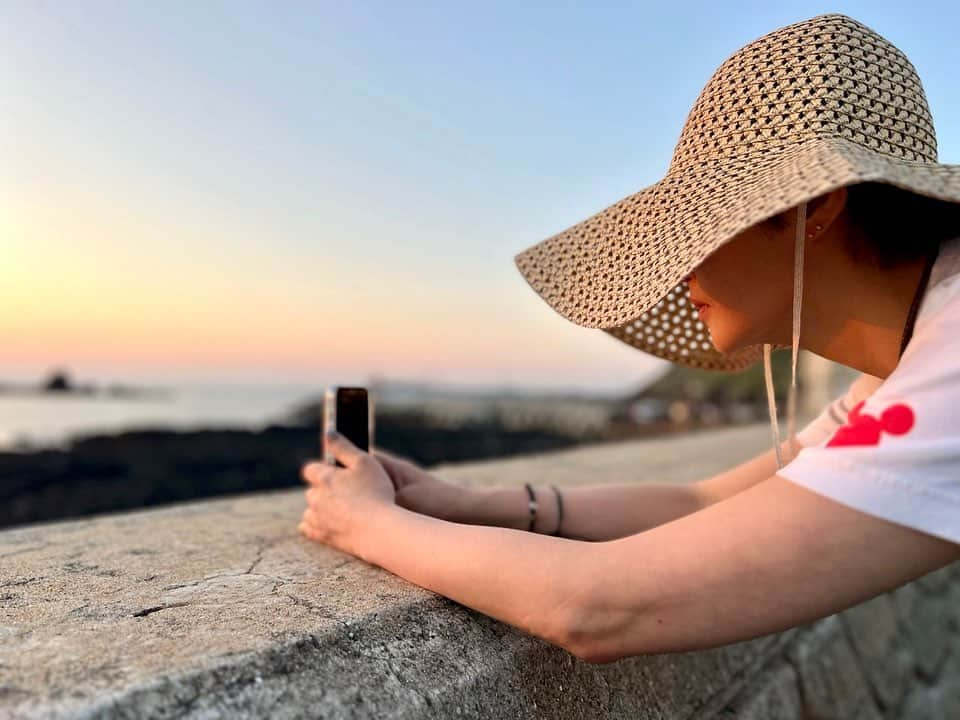 キム・ソナのインスタグラム：「🌅」