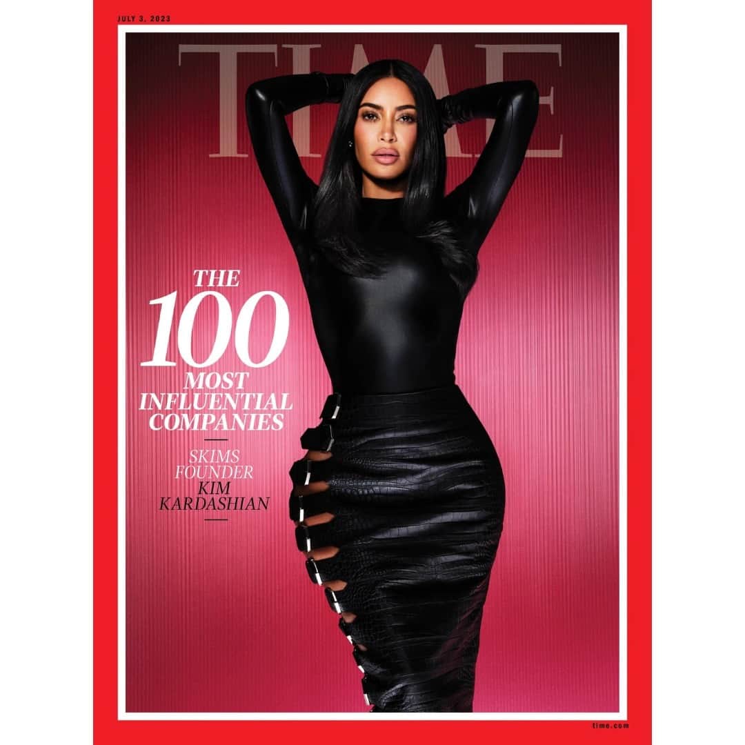 TIME Magazineさんのインスタグラム写真 - (TIME MagazineInstagram)「Introducing our first 2023 #TIME100Companies cover star: @kimkardashian.  “It started off with simply finding shapewear that was a skin tone that would match my color,” says Kardashian of @skims. “I used to take my shapewear and dye it with tea bags and coffee in the bathtub.”  Founded in late 2019, Skims says it made $500 million last year. In its latest round of funding in January 2022, the brand, which is privately held, was valued at $3.2 billion, double what it had been valued just nine months prior.  The company is testing new brand extensions, such as a foray into bridal wear and, Kardashian exclusively tells TIME, a line of men’s loungewear and underwear launching this fall. And yes, there will be men’s shapewear, she adds, but that will come later.  At the link in bio, learn how the mogul went from dyeing shapewear in her bathtub to building a $3.2 billion company—and how her daughter North West inspired the idea for Ice Spice campaign.  Photograph by Dana Scruggs (@danascruggs) for TIME」6月20日 21時06分 - time